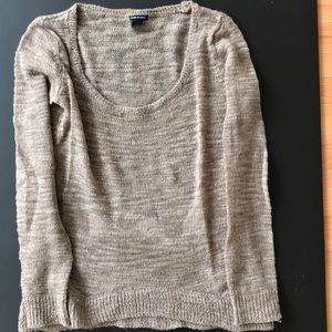 Boat neck mauve Club Monaco wool blend sweater